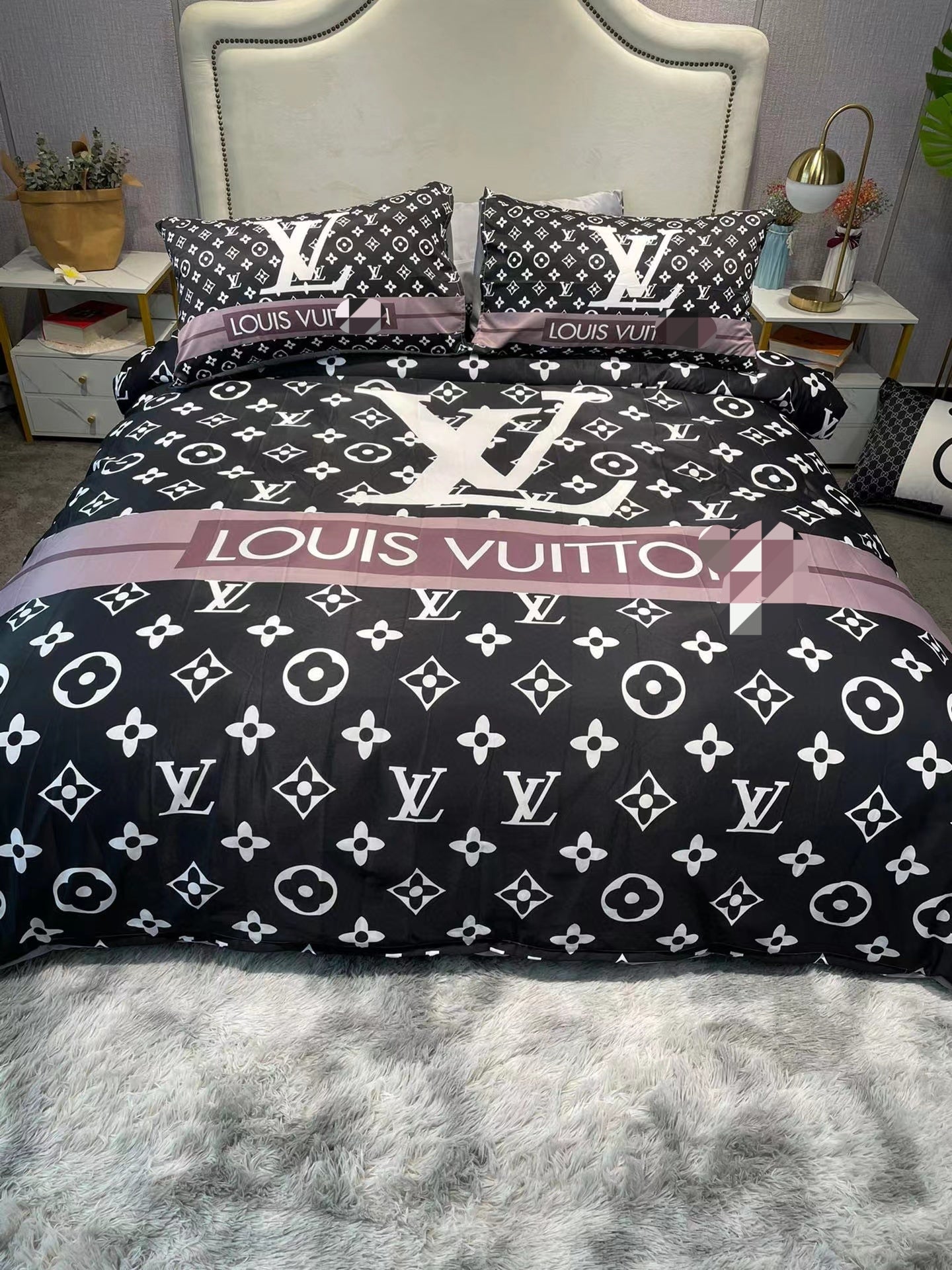 Juego de cama 4 piezas LV