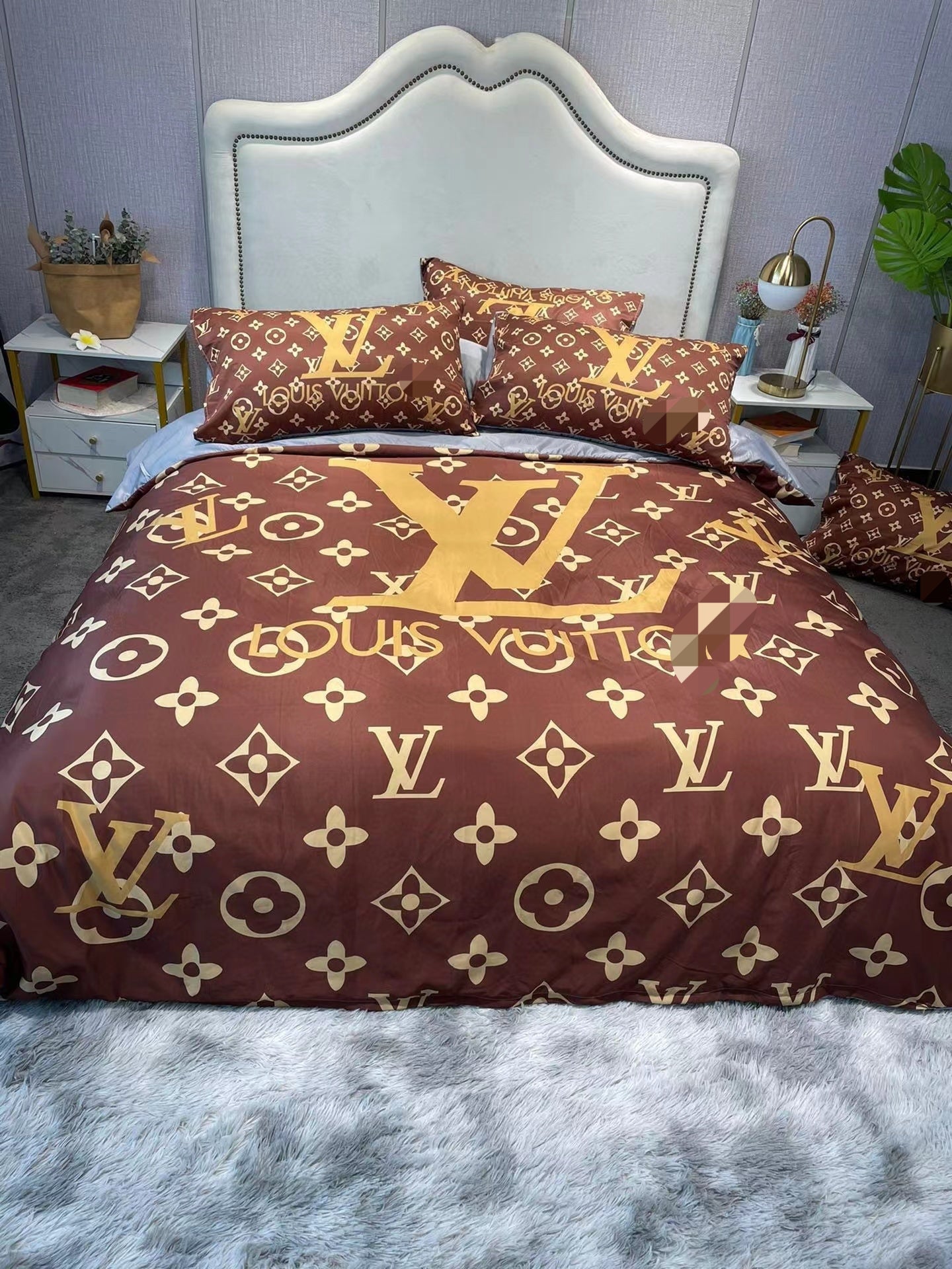 Juego de cama 4 piezas LV